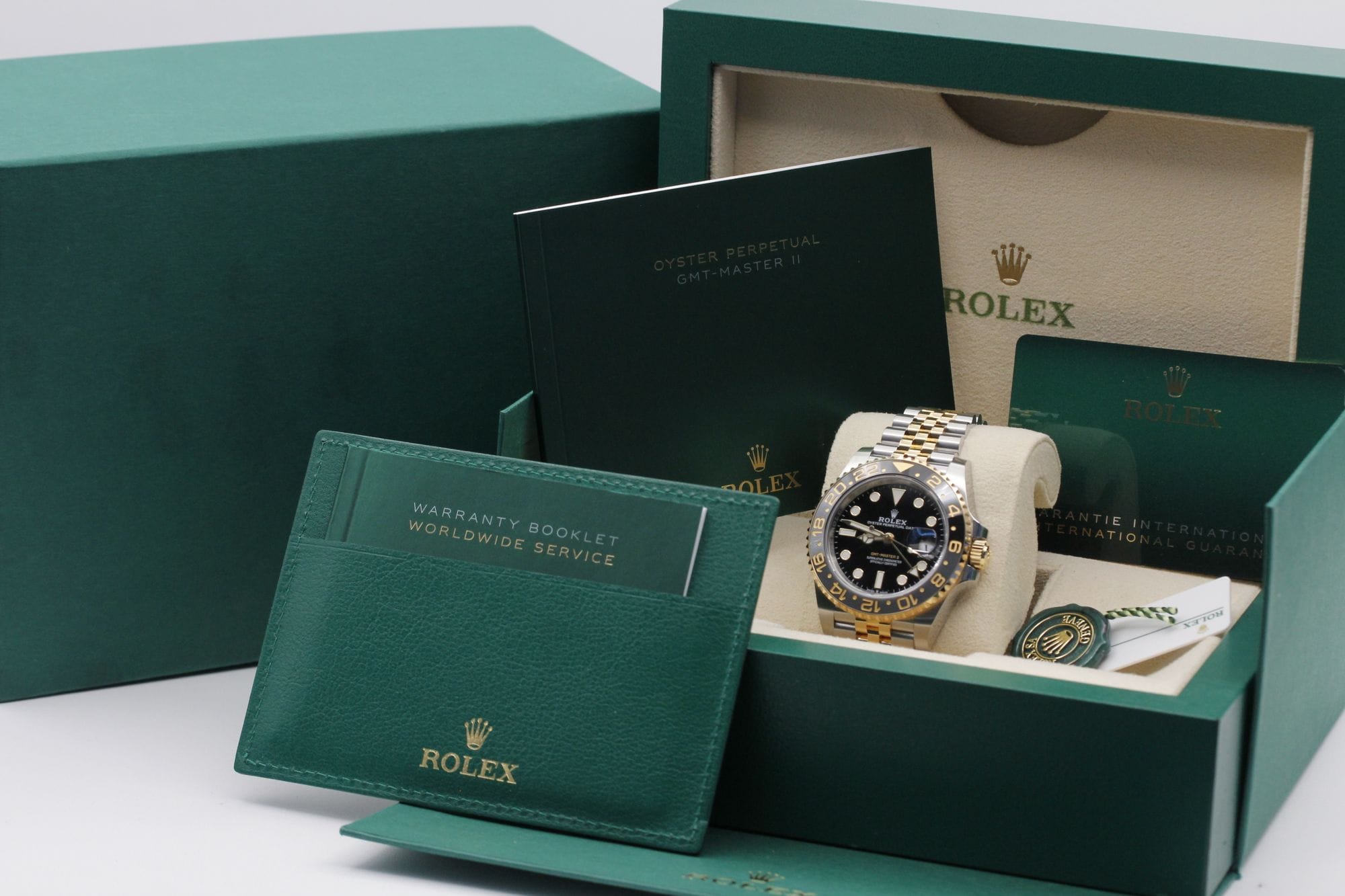 Rolex GMT Master II - Black Dial & Bracelet Strap