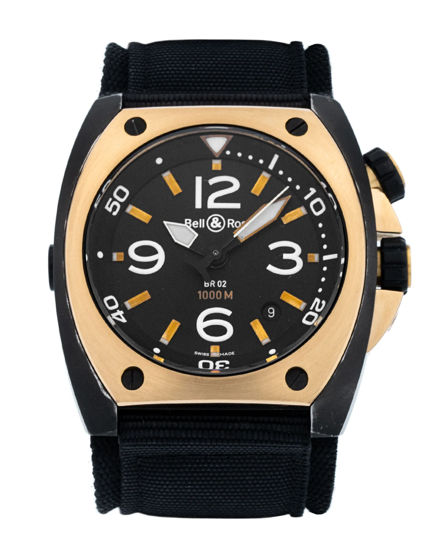 Bell and Ross BR02 Pink Gold & Carbon 296172