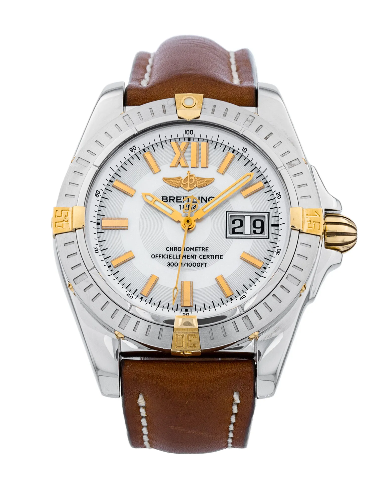 Breitling Galactic 41 - Mother of Pearl White Dial