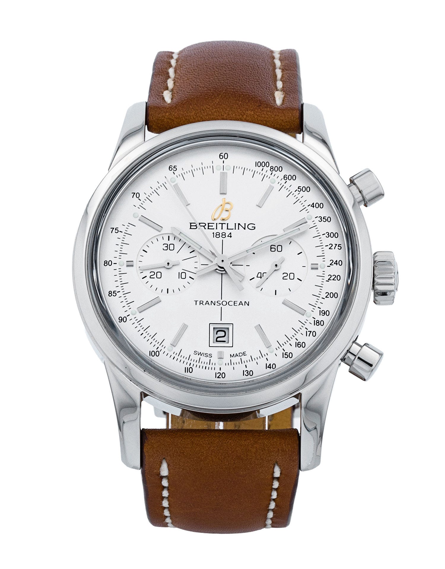 Pre-Owned Breitling Transocean Chronograph Watch