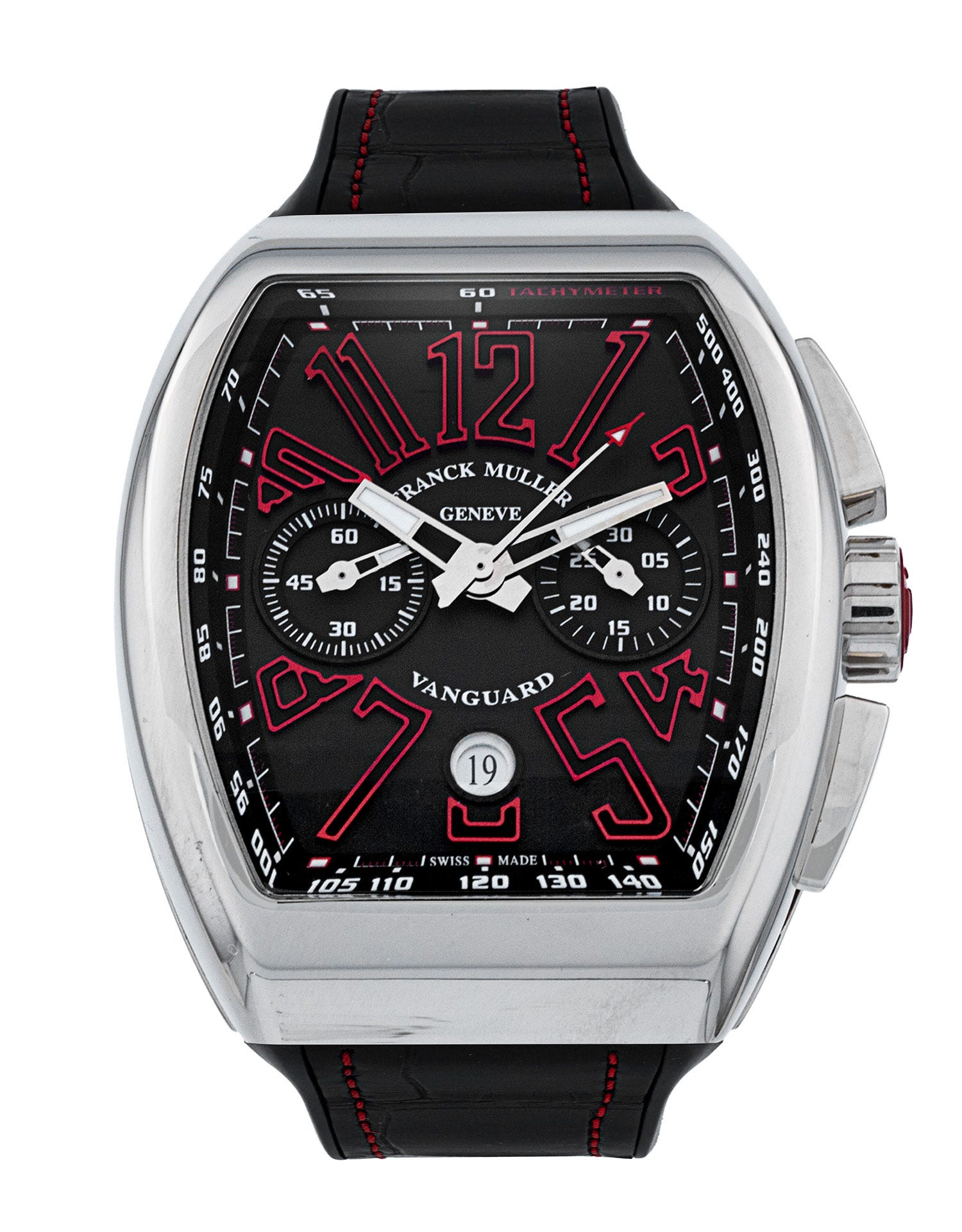Franck Muller Cintree Curvex - White Arabic Dial