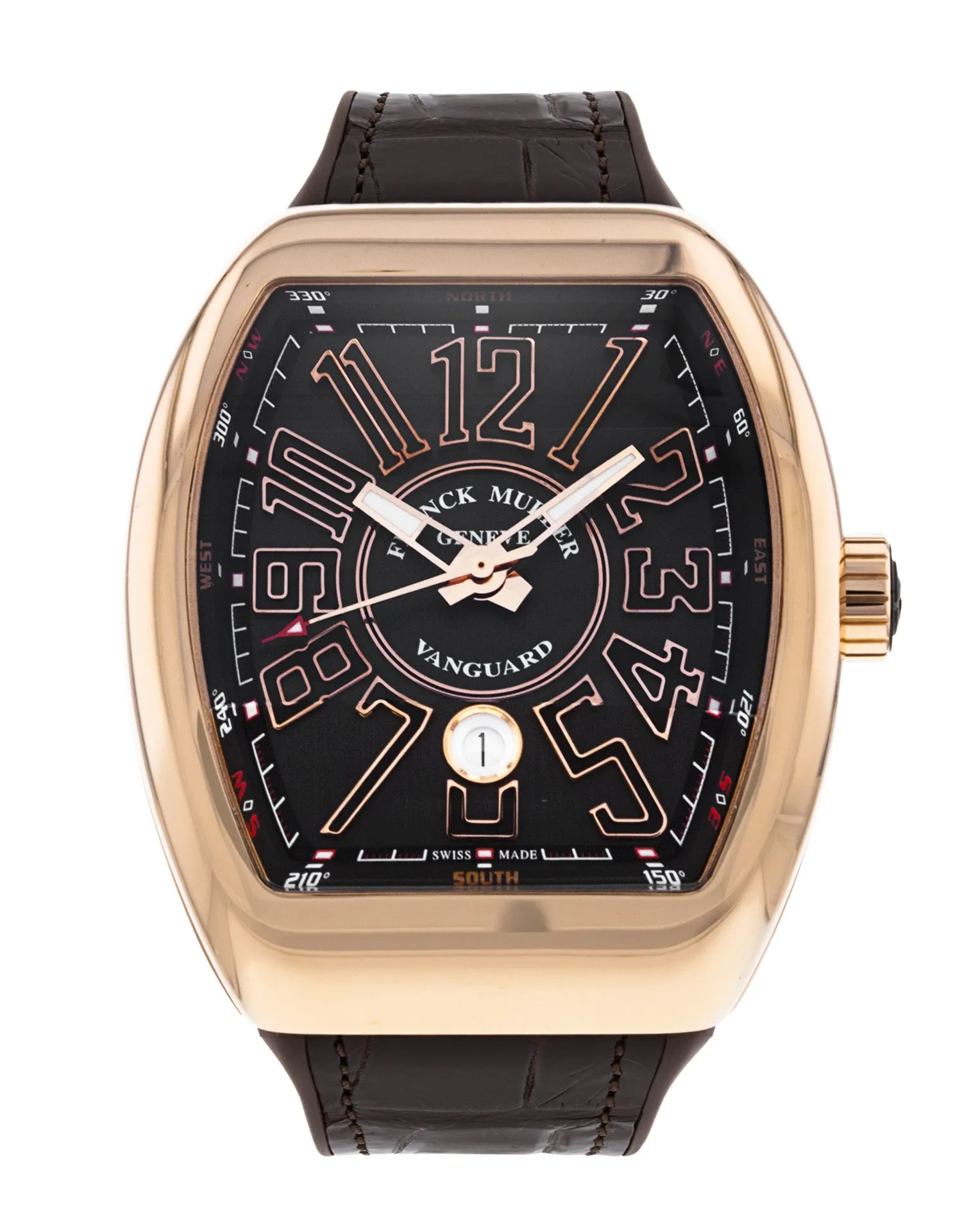 Franck Muller Cintree Curvex - Silver Arabic Dial