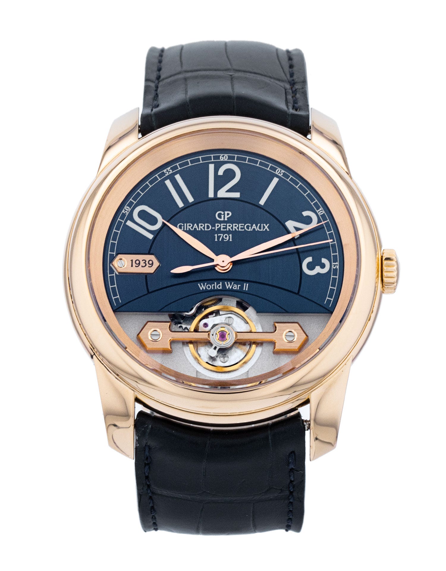 Girard Perregaux Heritage - Blue Dial & Leather Strap
