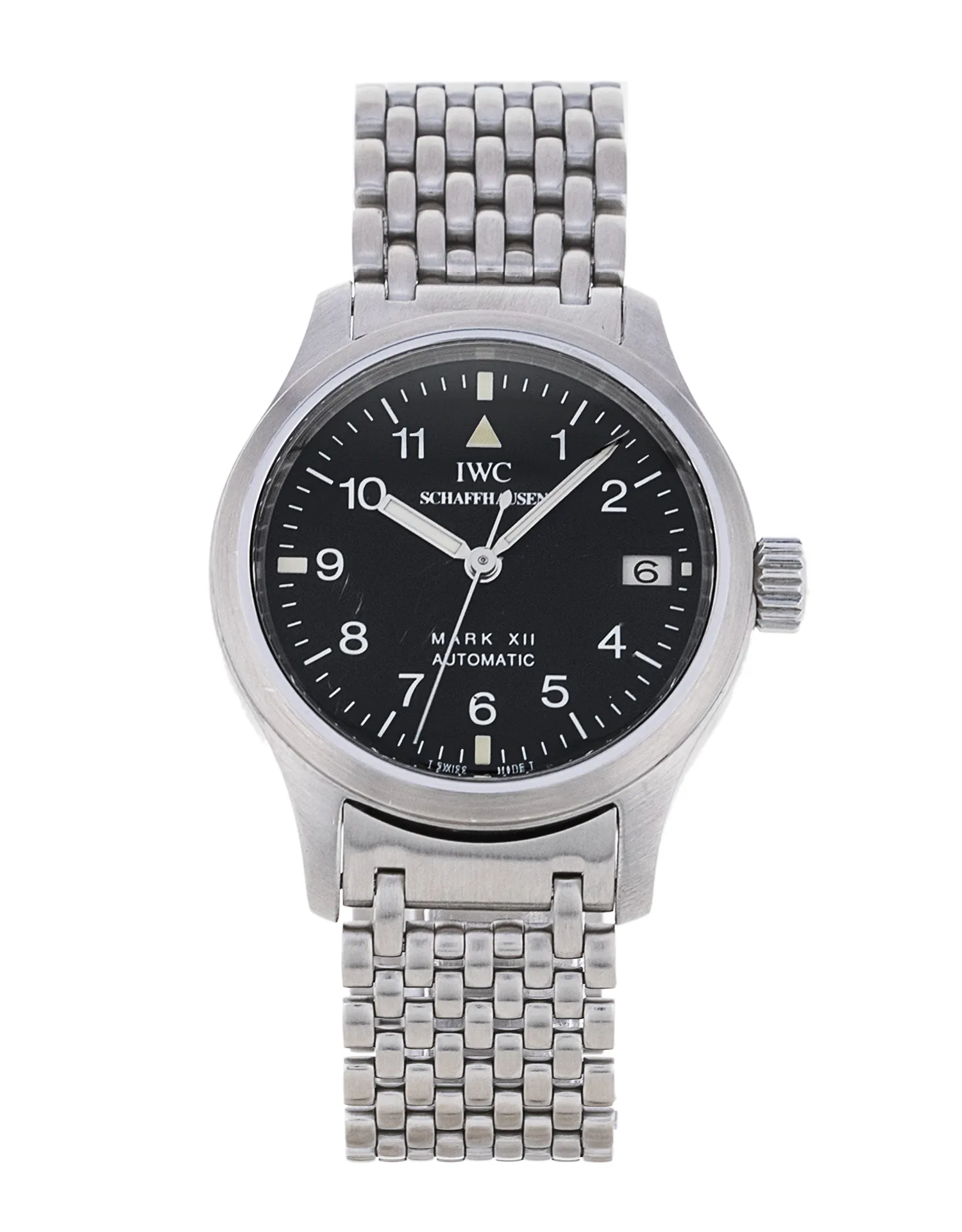 IWC Pilot's Mark XII - Black Arabic Dial & Bracelet Strap