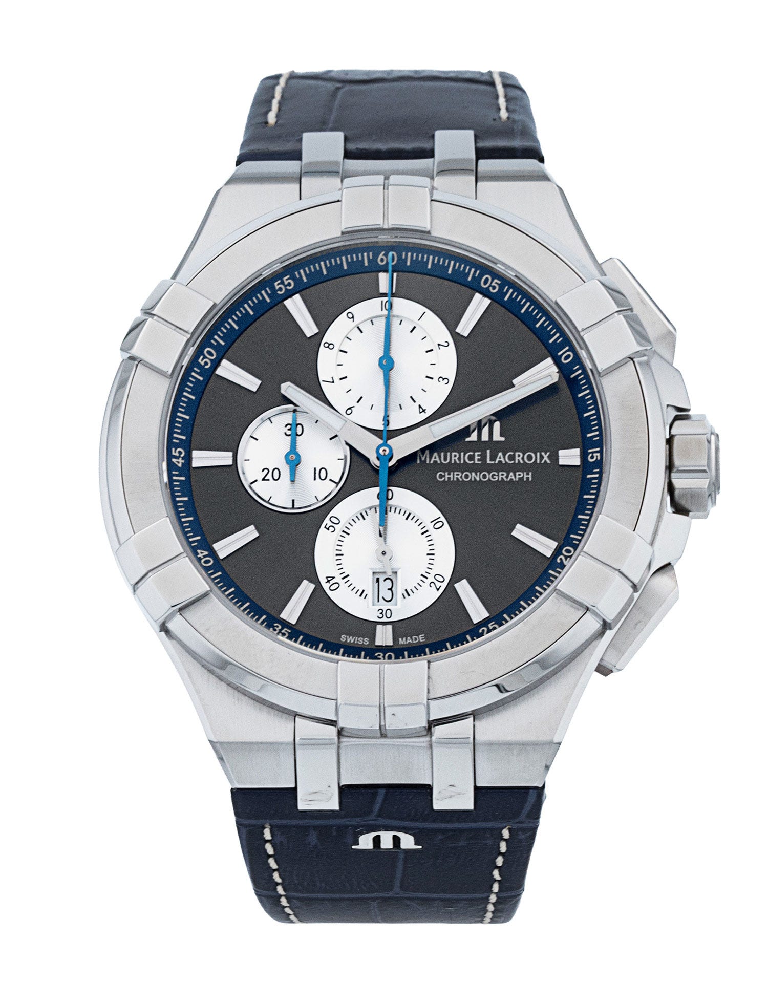 Maurice Lacroix Aikon - Grey Dial & Leather Strap