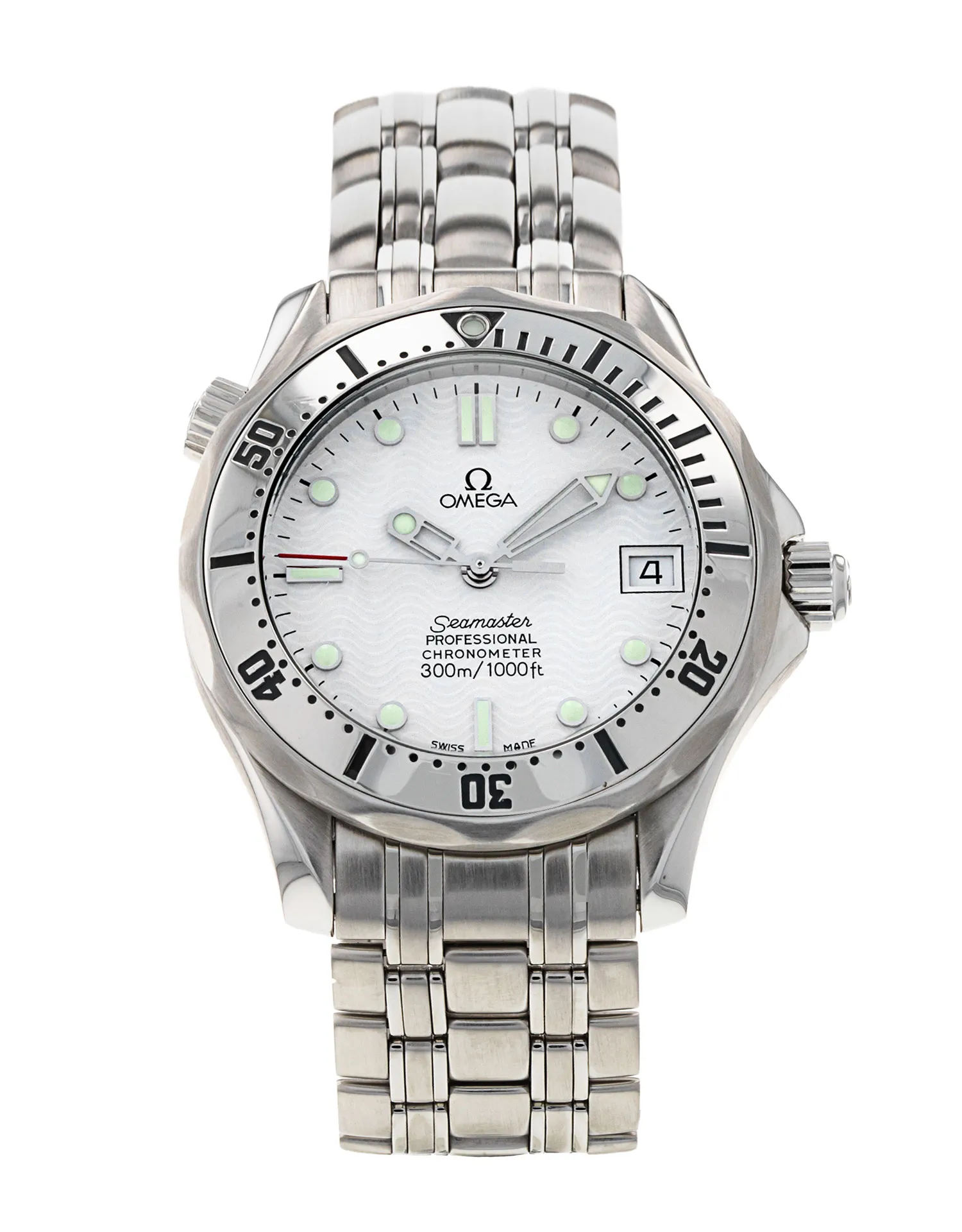 Omega Seamaster 300m Mid-Size - White Dial & Bracelet Strap