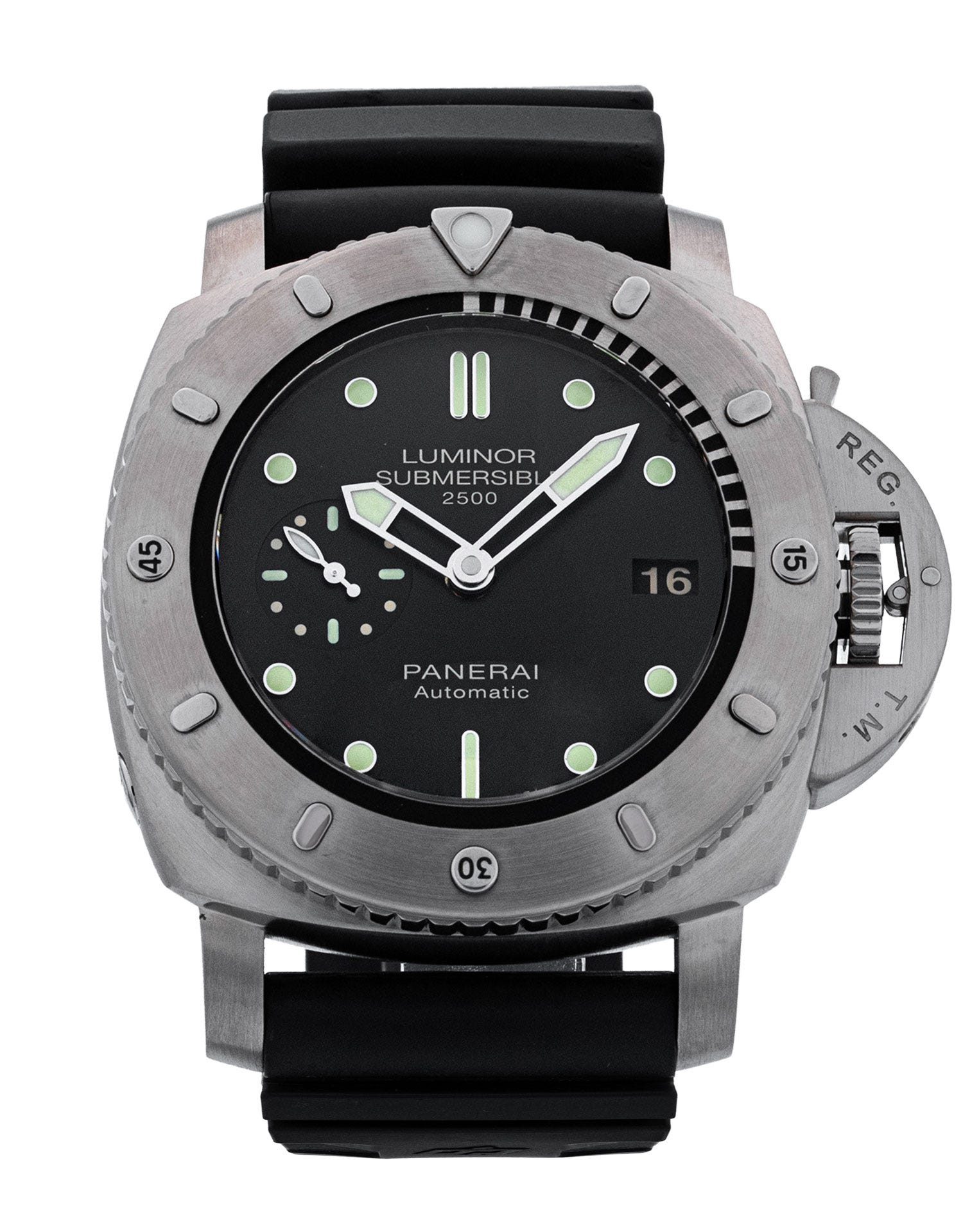 Panerai Luminor Submersible - Black Baton Dial