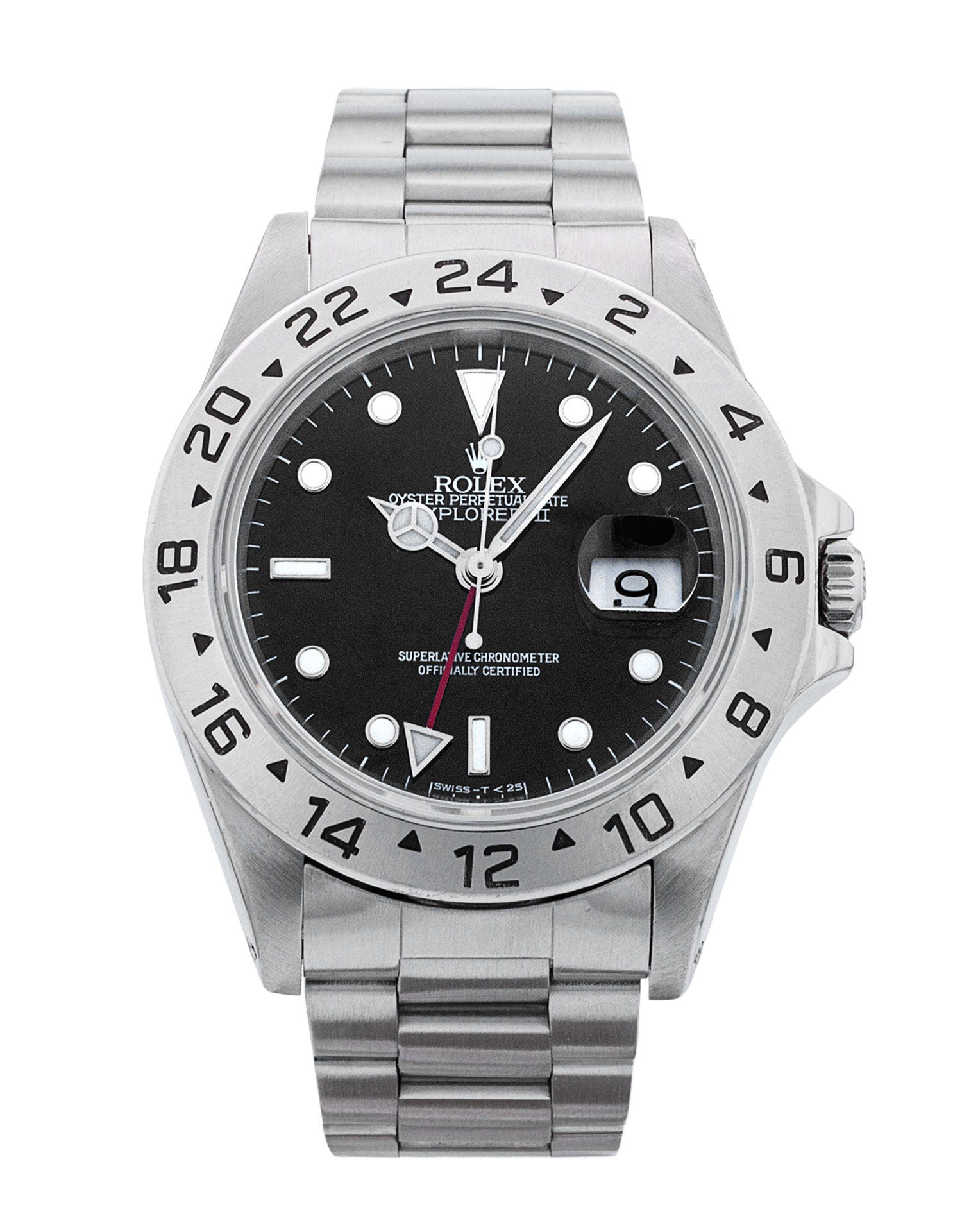 Rolex Explorer II 16570 - Black Dial & Bracelet Strap