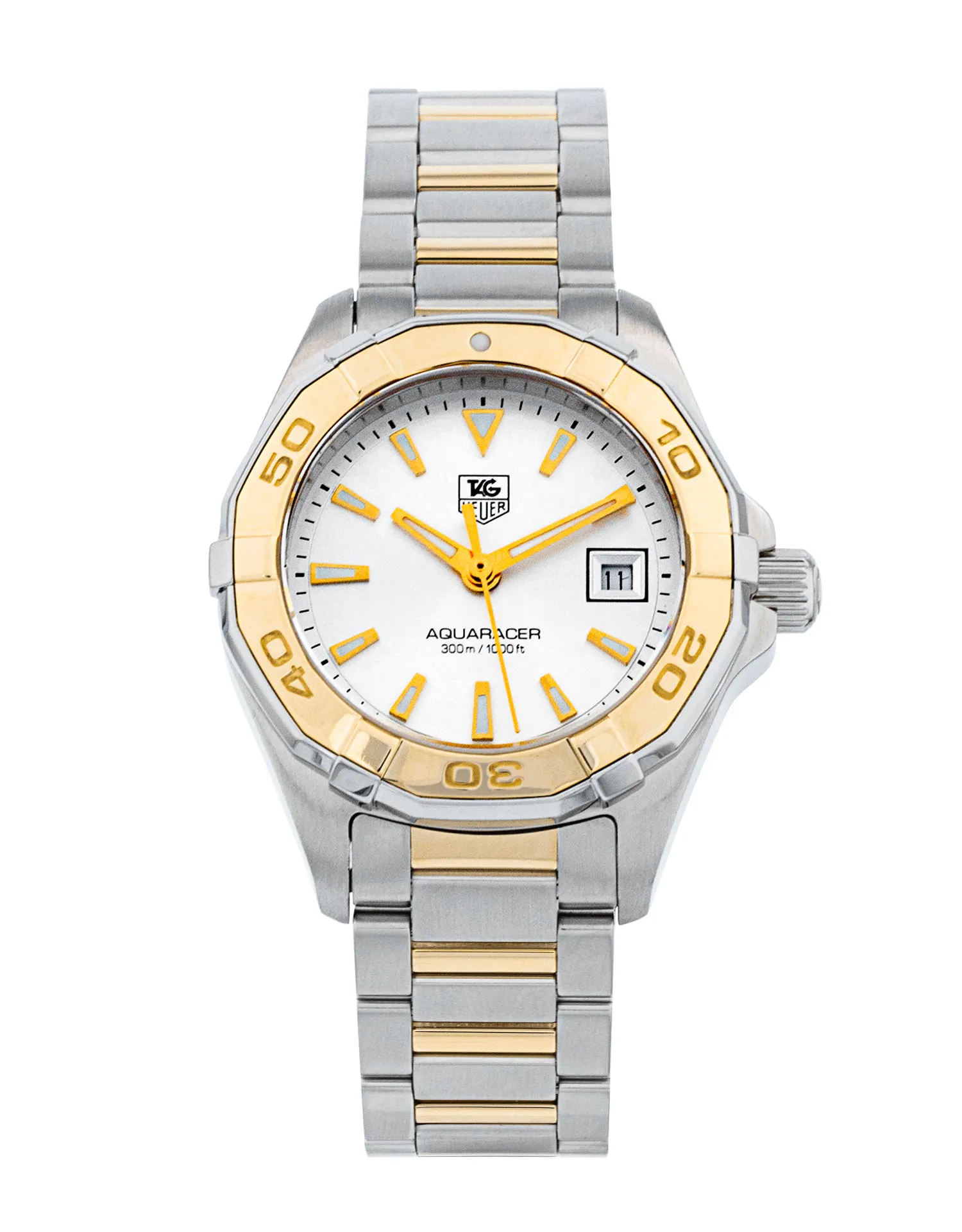 Tag Heuer Aquaracer - Silver Baton Dial & Bracelet Strap