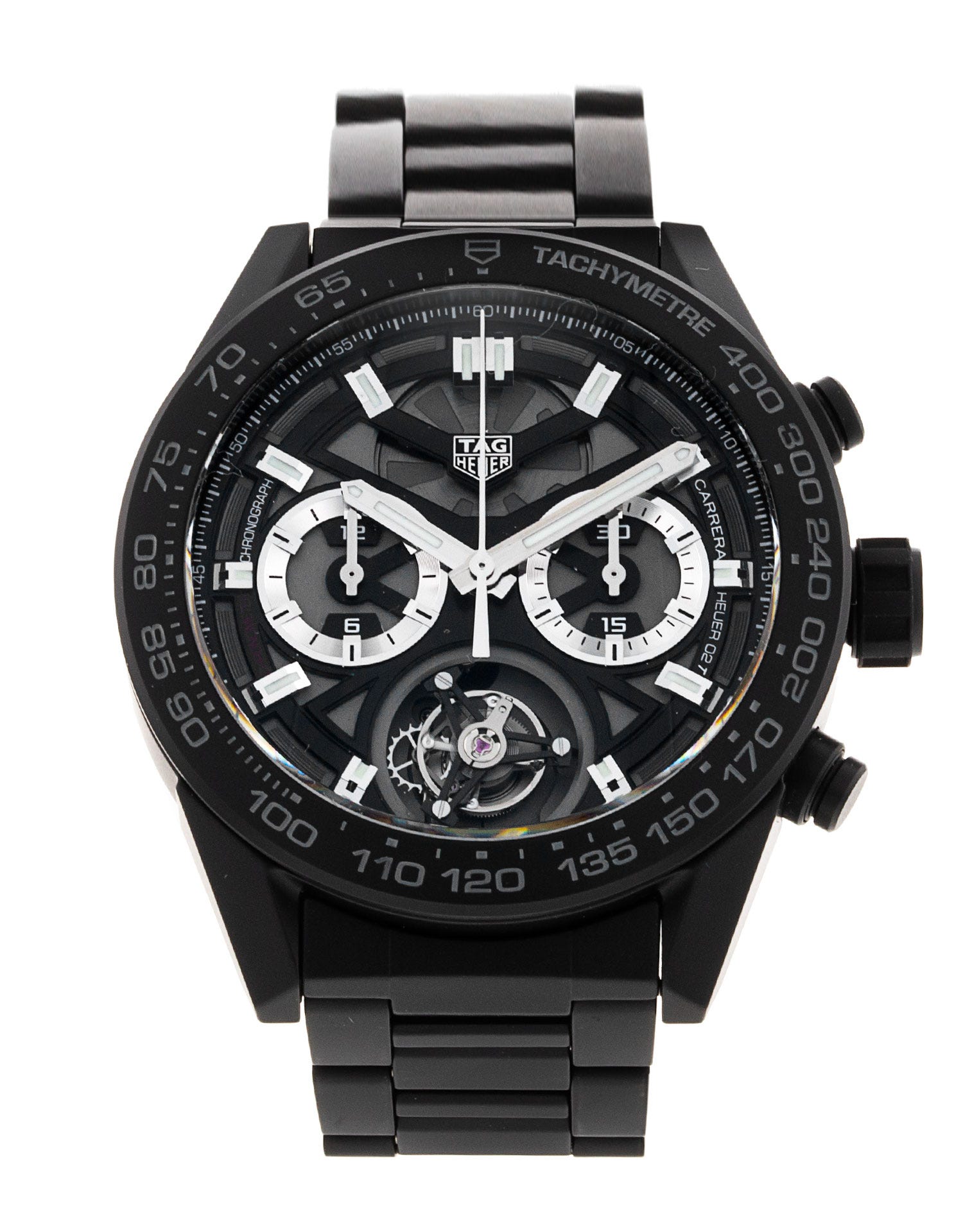 Tag Heuer Carrera - Skeleton Black Dial Dial