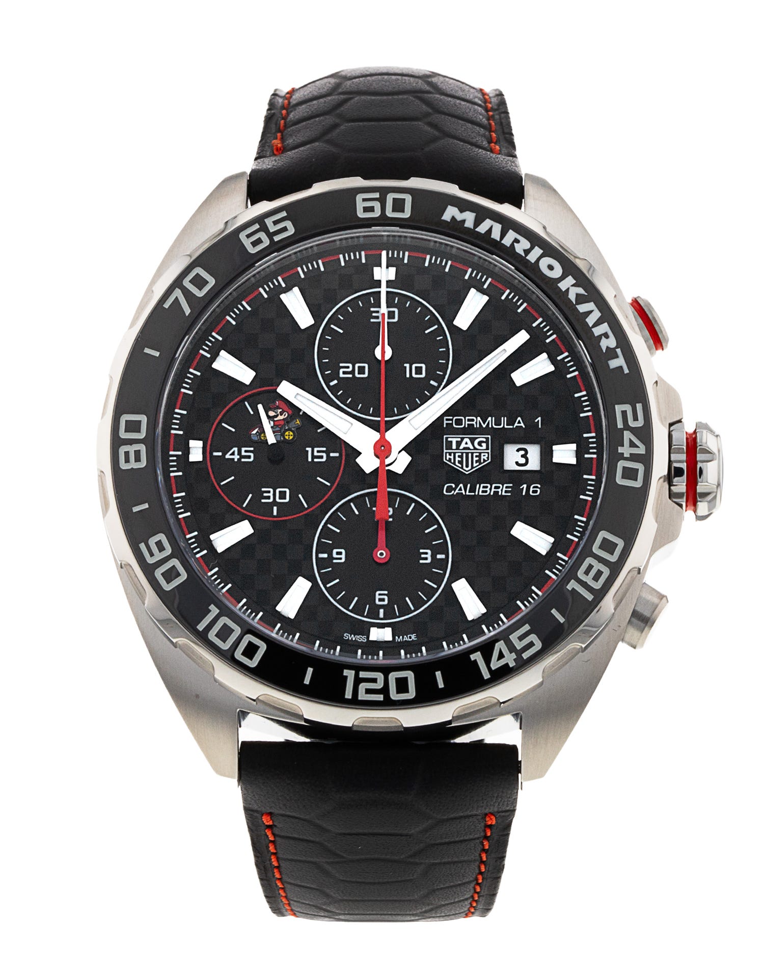 Tag Heuer Formula 1 - Black Baton Dial & Leather Strap