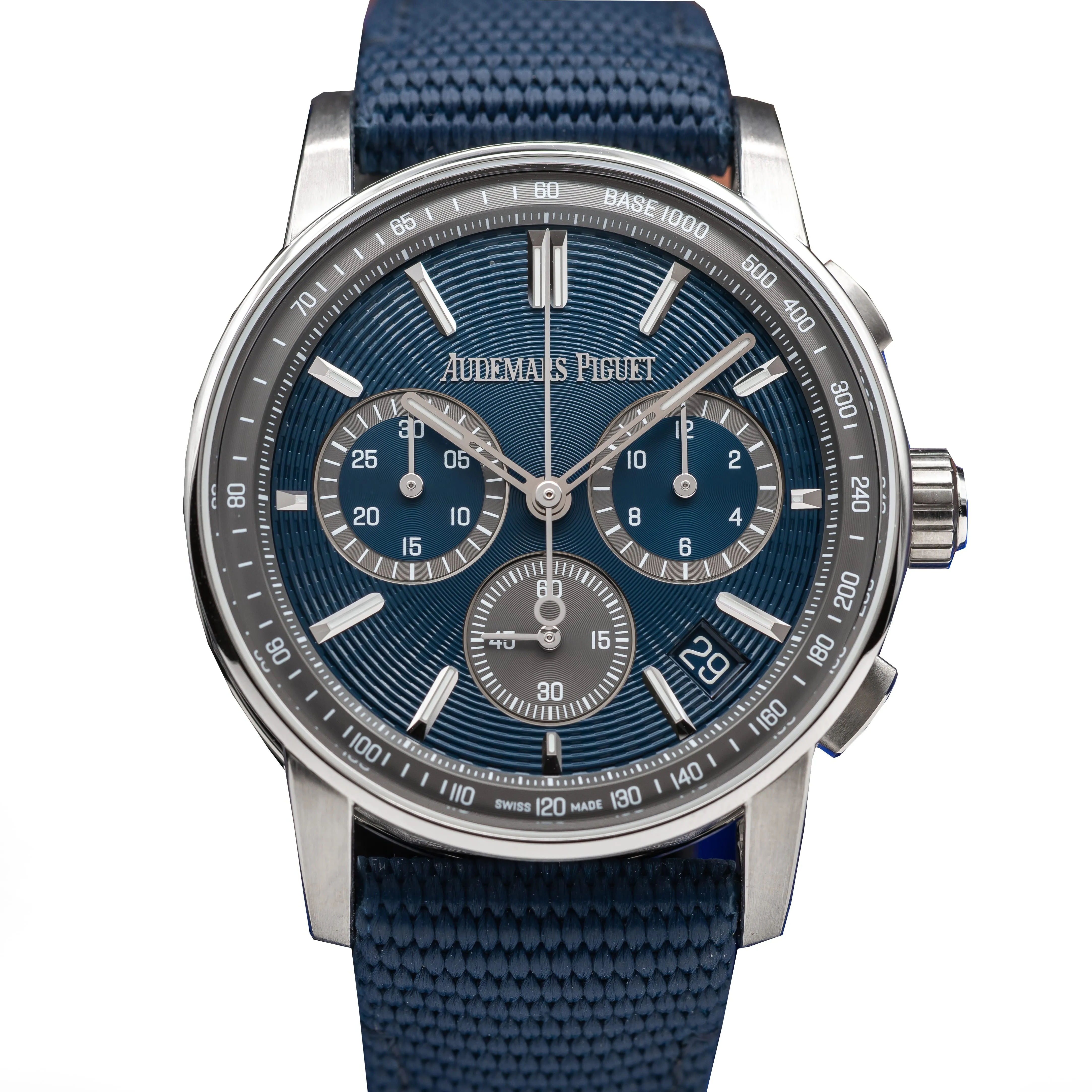 Audemars Piguet CODE 11.59 - Blue Dial & Fabric Strap