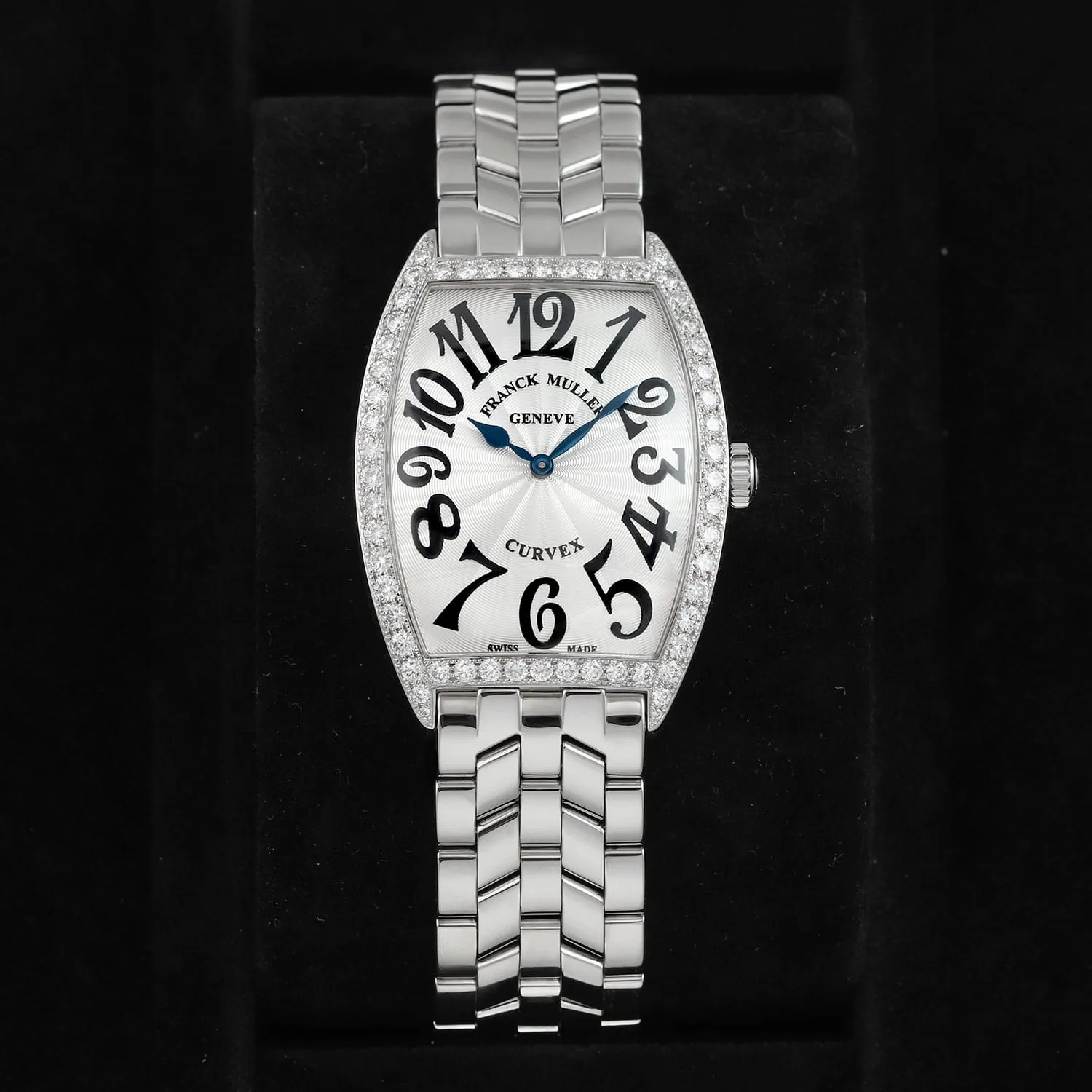 Franck Muller Cintree Curvex - Silver Arabic Dial