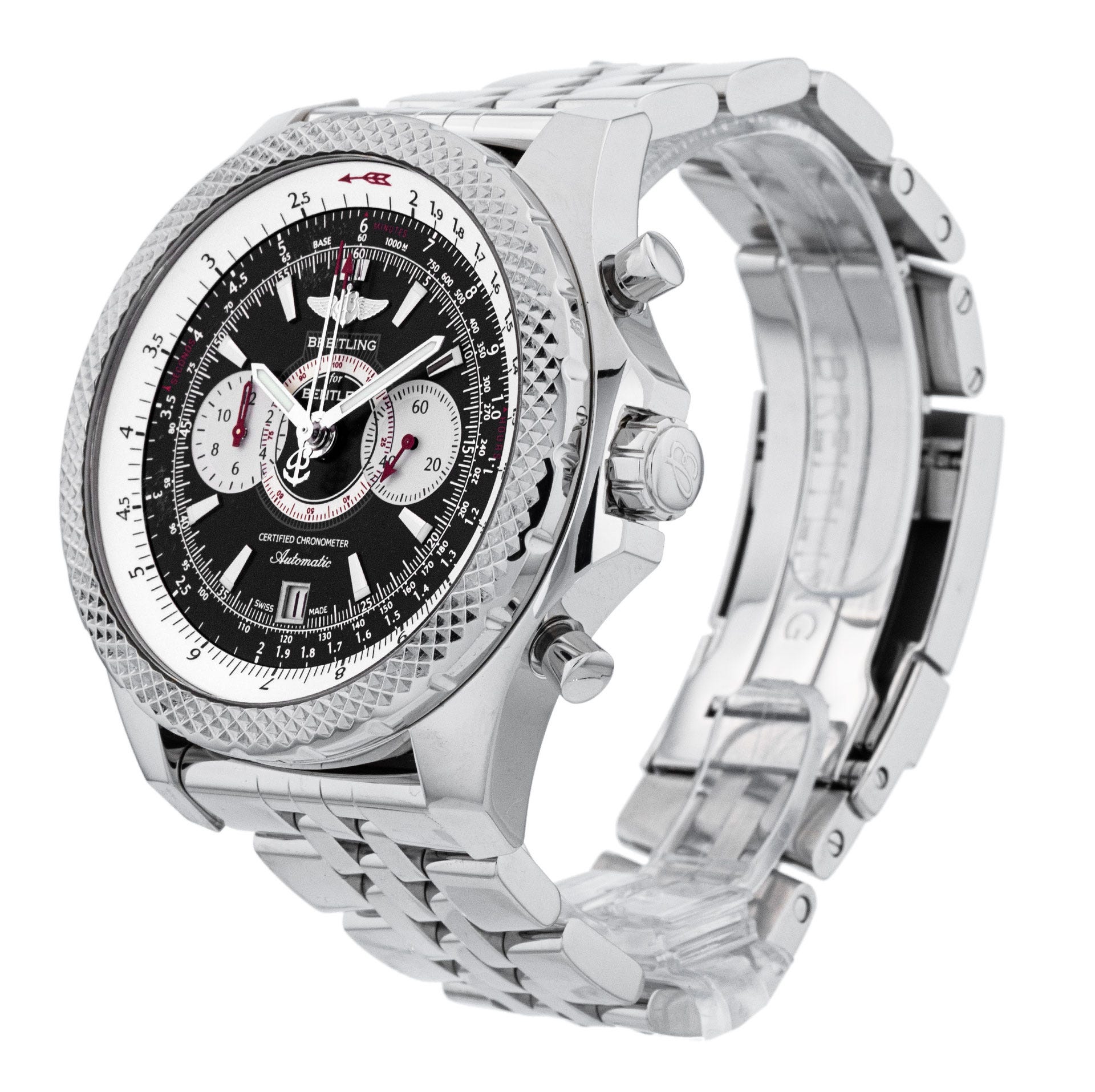 Anglo & COMPANY ヘリテイジ6.8 Breitling Bentley Supersports - Black Baton Dial