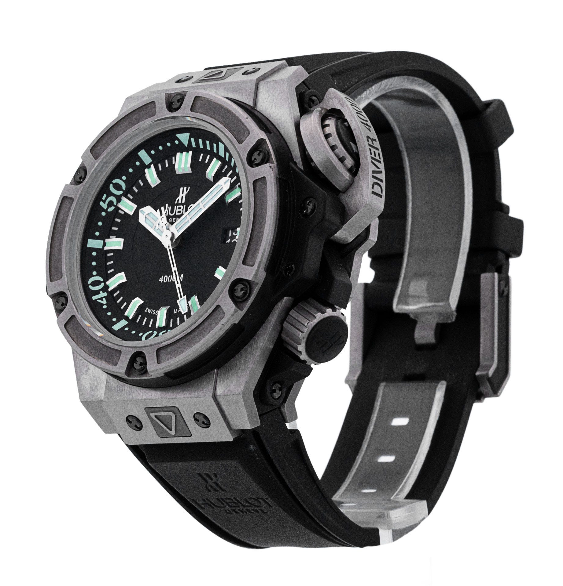 Hublot King Power Diver Oceanographic - Black Baton Dial