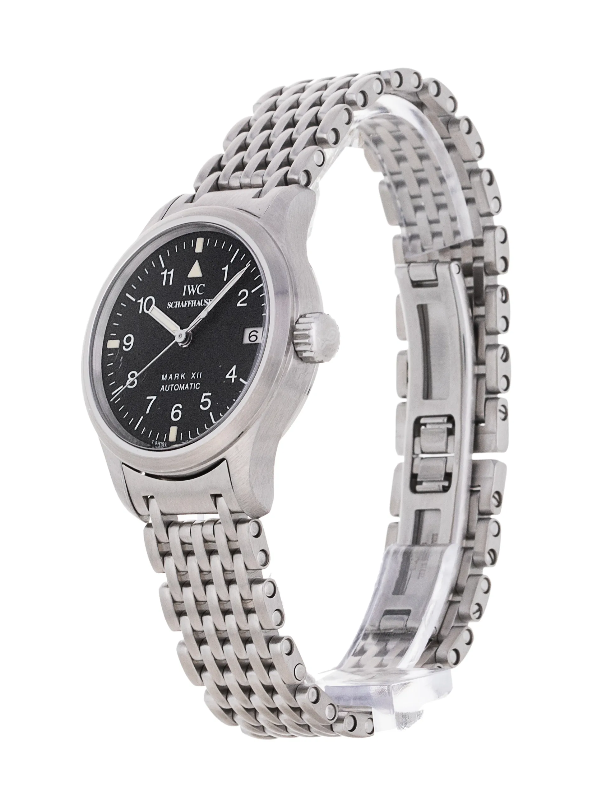IWC Pilot's Mark XII - Black Arabic Dial & Bracelet Strap