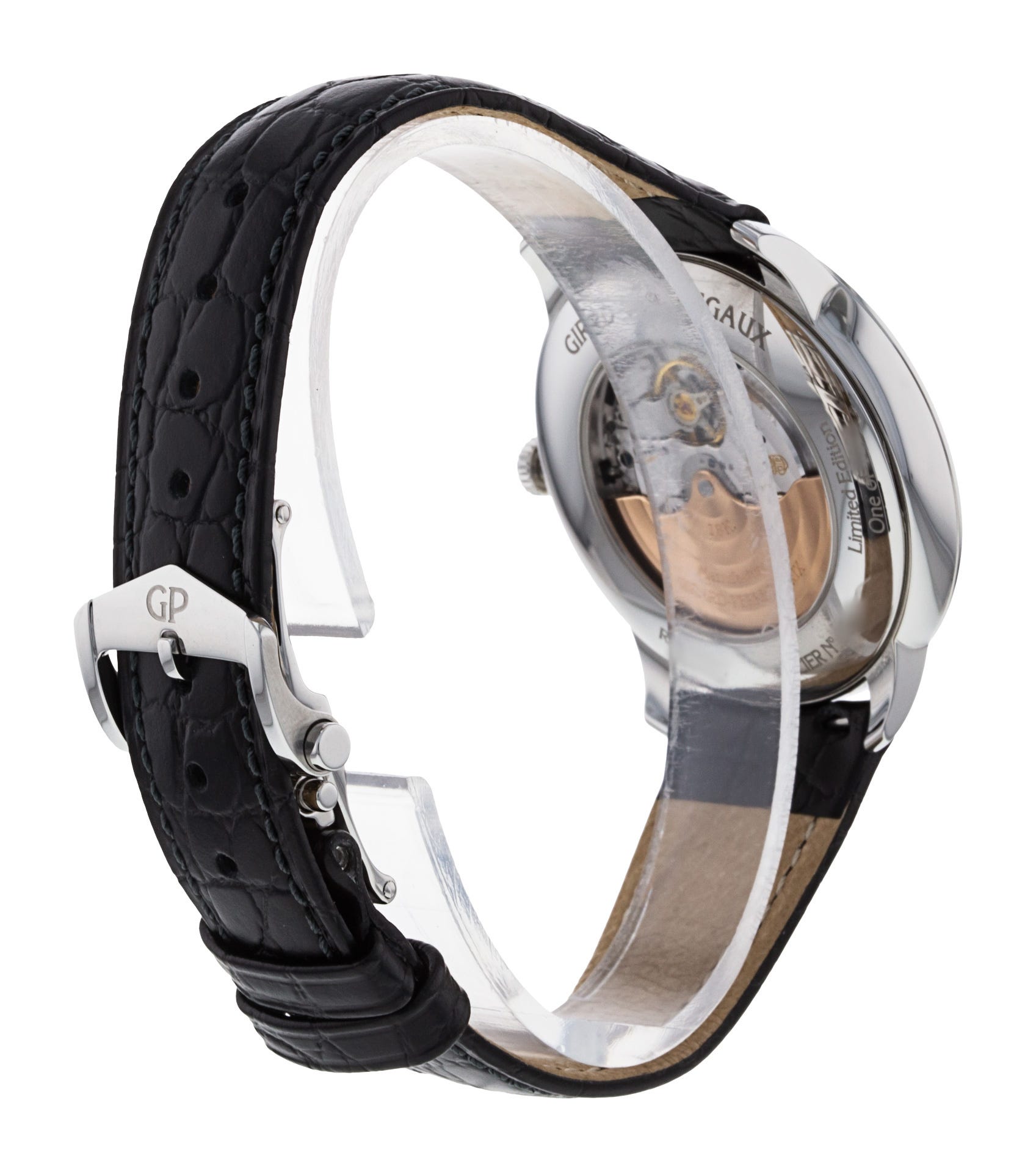 Girard Perregaux 1966 - Black Baton Dial & Leather Strap