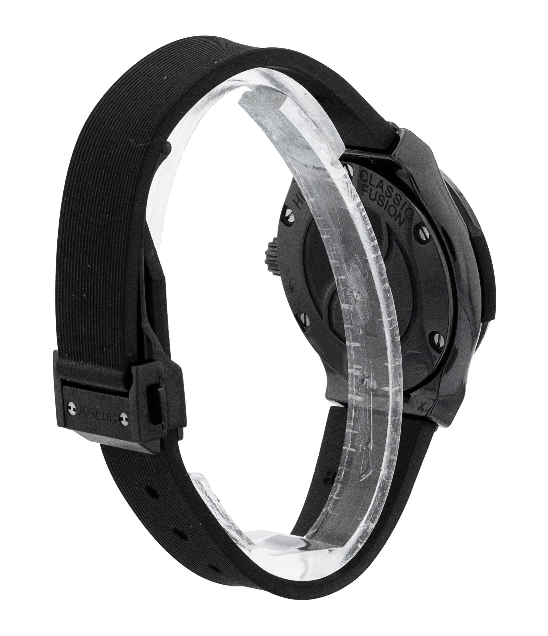 Hublot Classic Fusion - Black Baton Dial & Rubber Strap