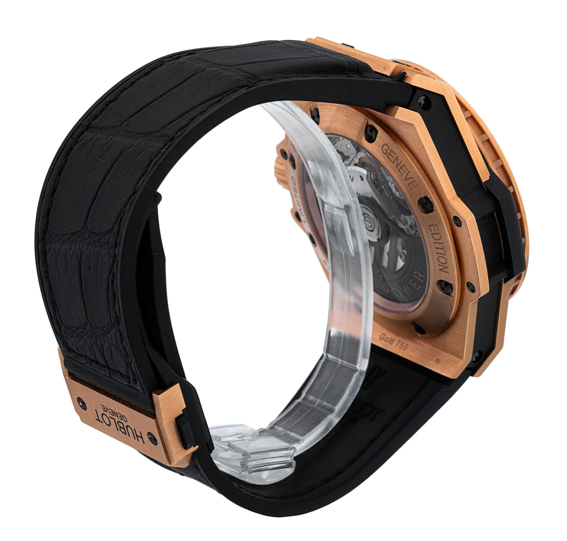 Hublot King Power - Black Baton Dial & Fabric Strap