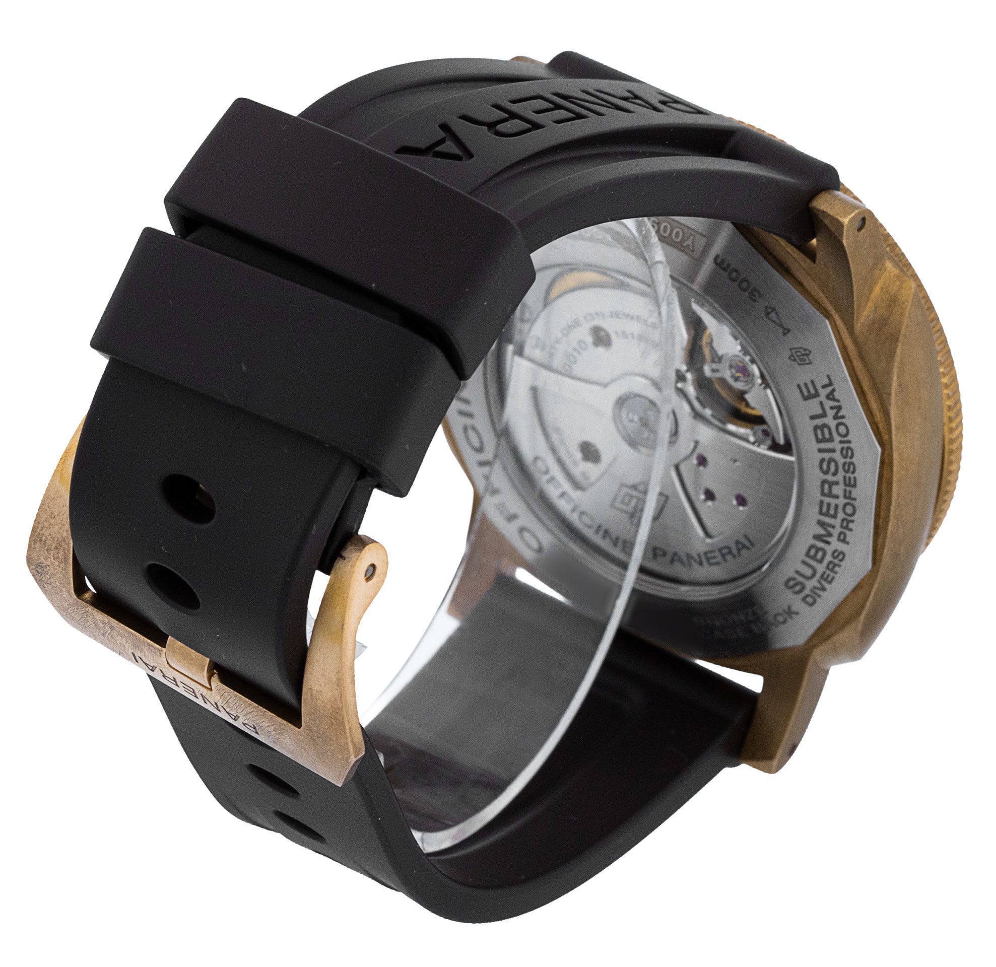 Panerai Submersible PAM00968 - Brown Dial & Rubber Strap
