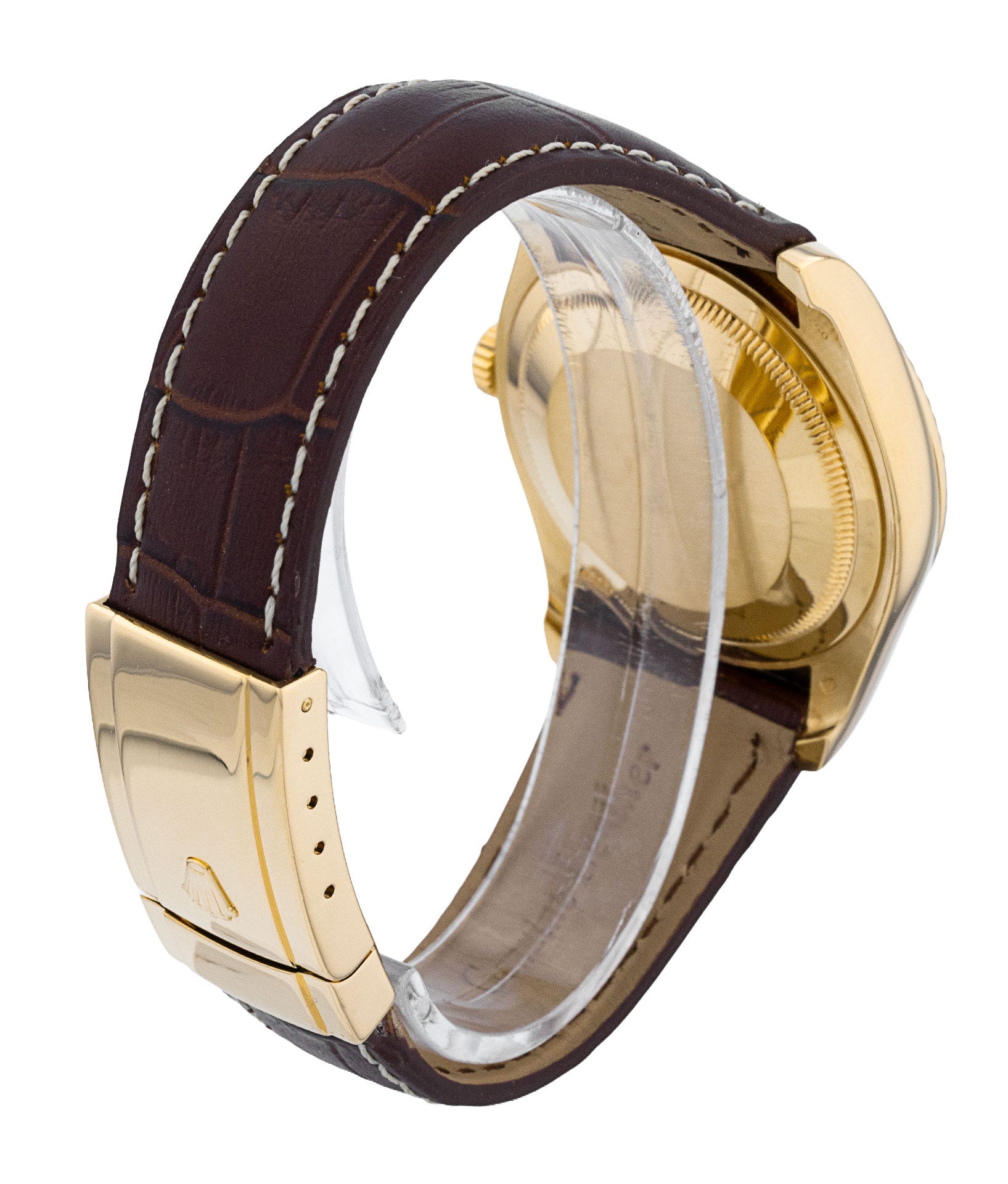 Rolex Datejust 116138 - Bronze Arabic Dial & Leather Strap