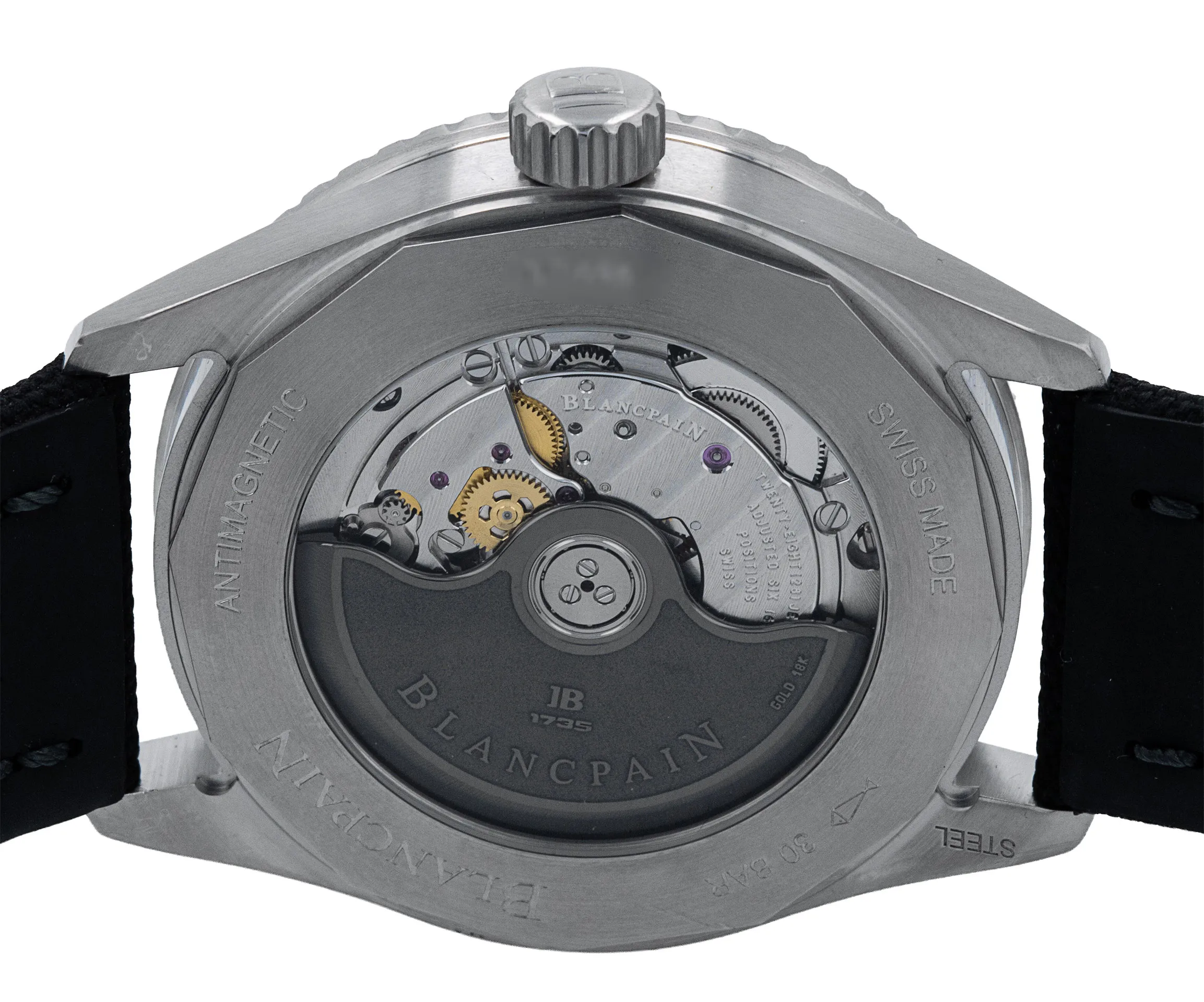 Blancpain Fifty Fathoms - Black Dial & Fabric Strap