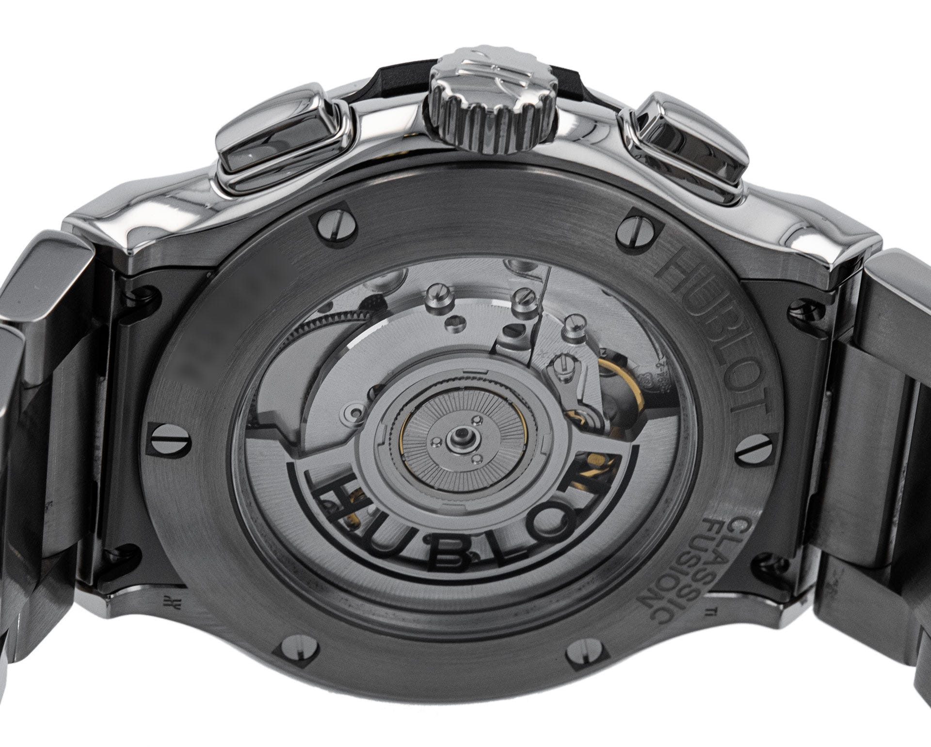 Hublot Classic Fusion - Black Baton Dial & Bracelet Strap