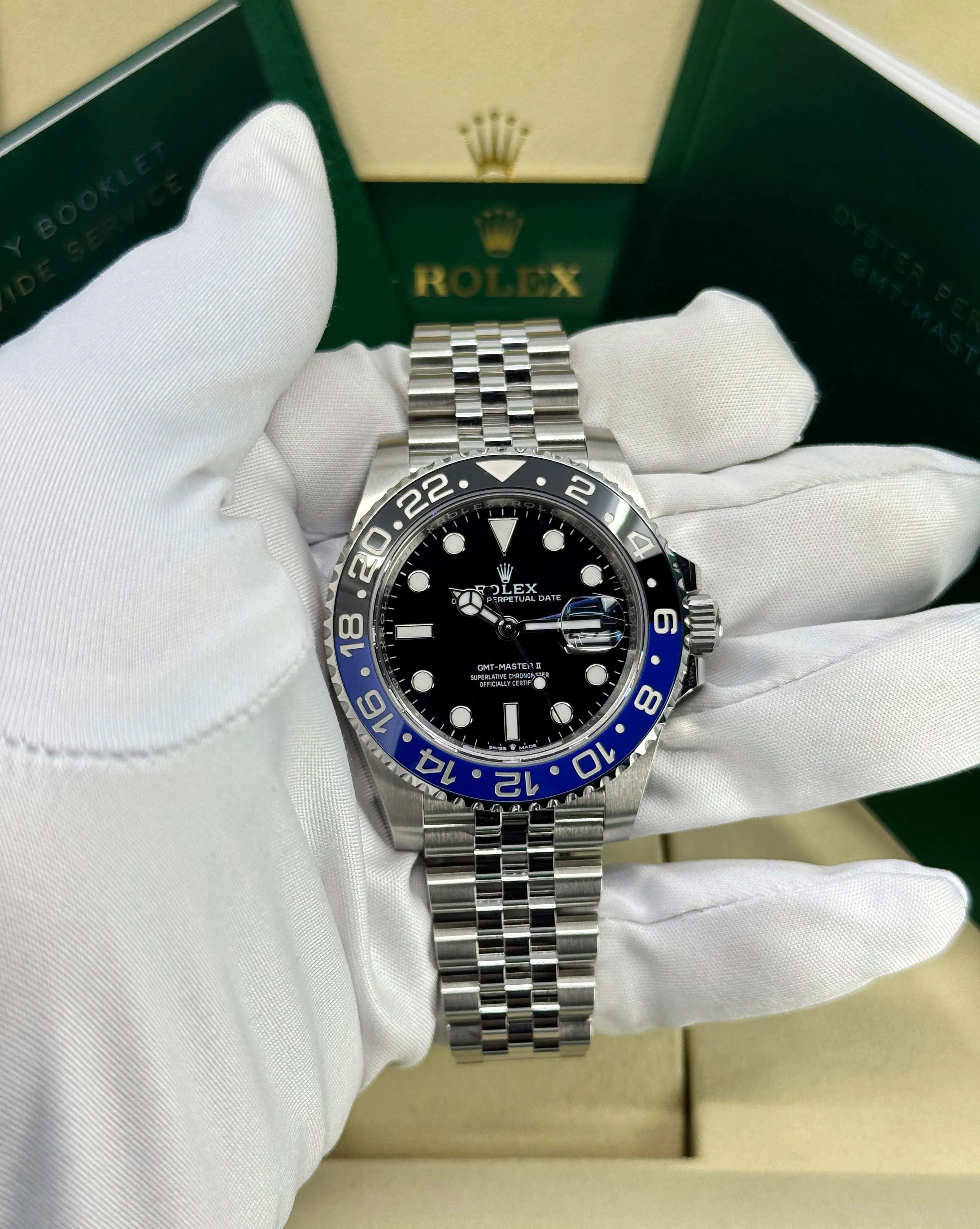 Rolex GMT Master II - Black Dial & Bracelet Strap