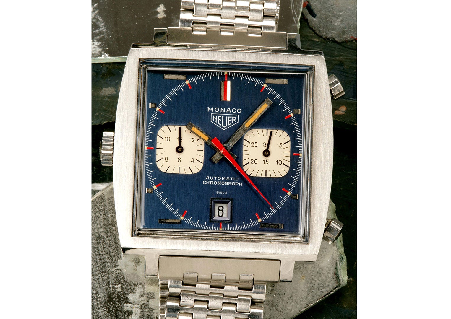The Monaco remains one of the brand's most visible and best-loved models. Image courtesy of Bonhams